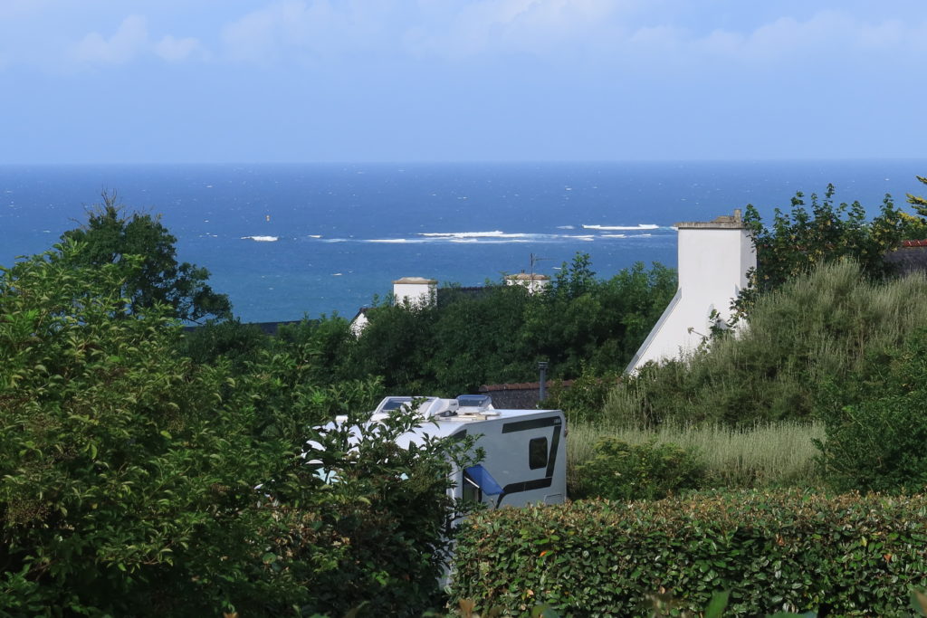 Vue mer depuis le camping du loup blanc