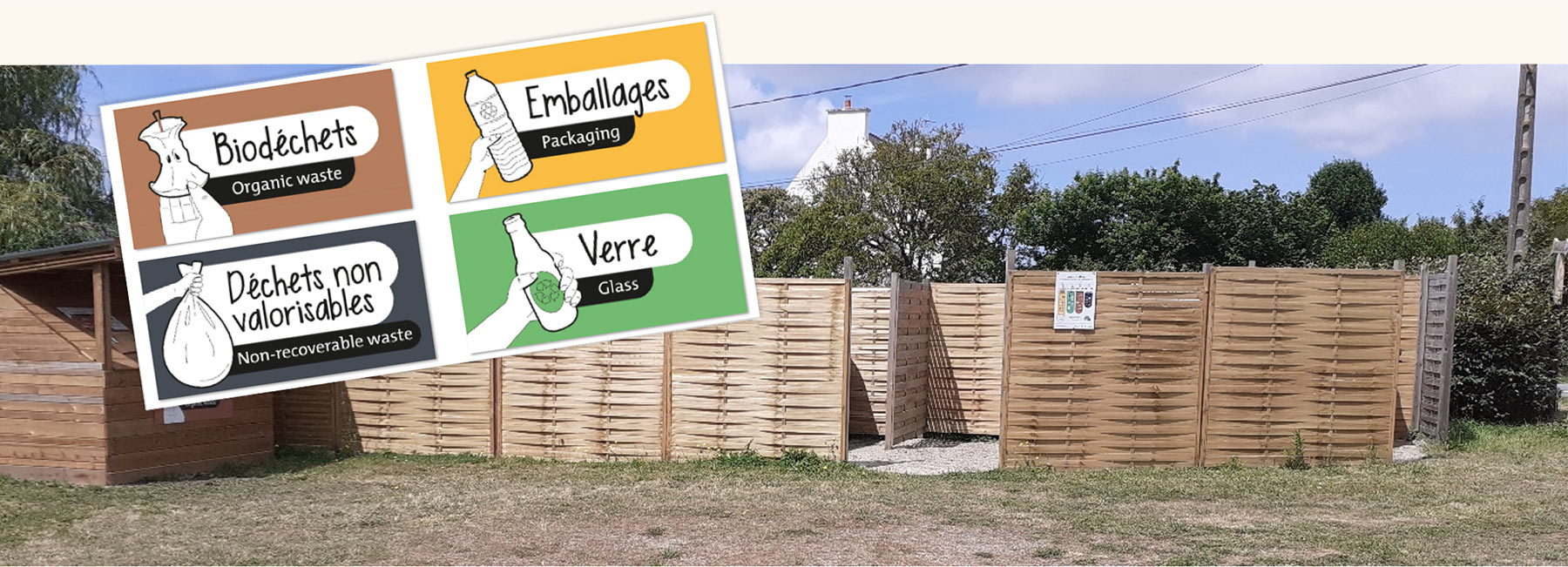 zone de tri sélectif