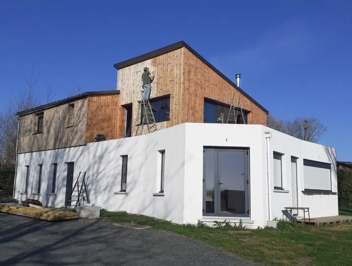 OPERATION LASURAGE BARDAGE MAISON BOIS